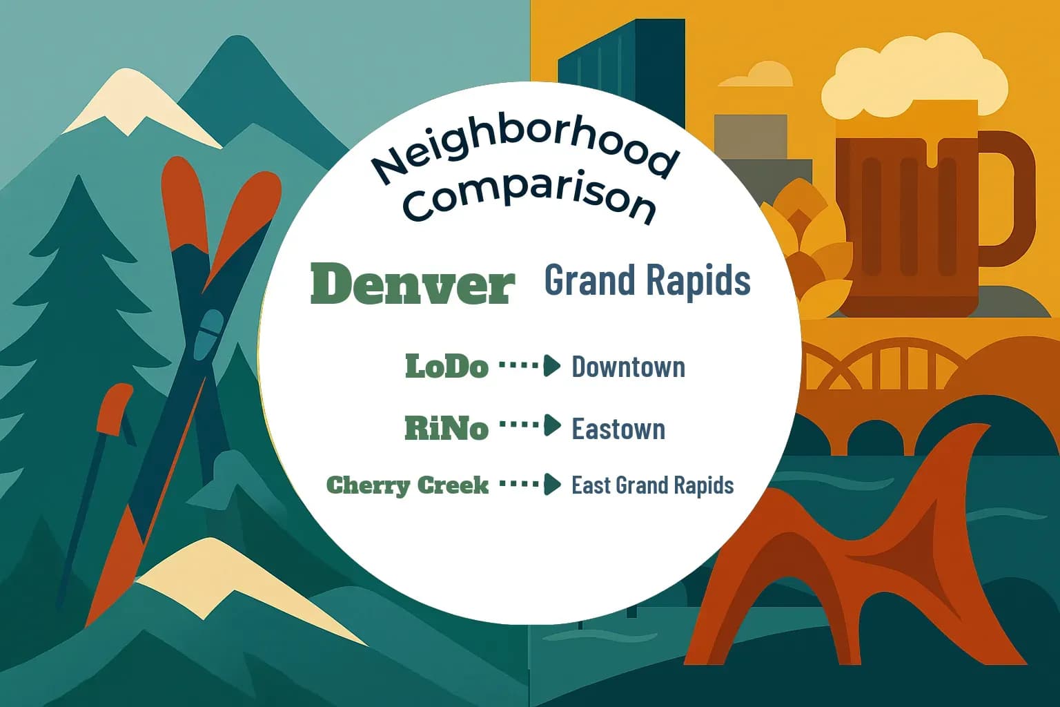 Denver vs Grand Rapids Neighborhood Comparison