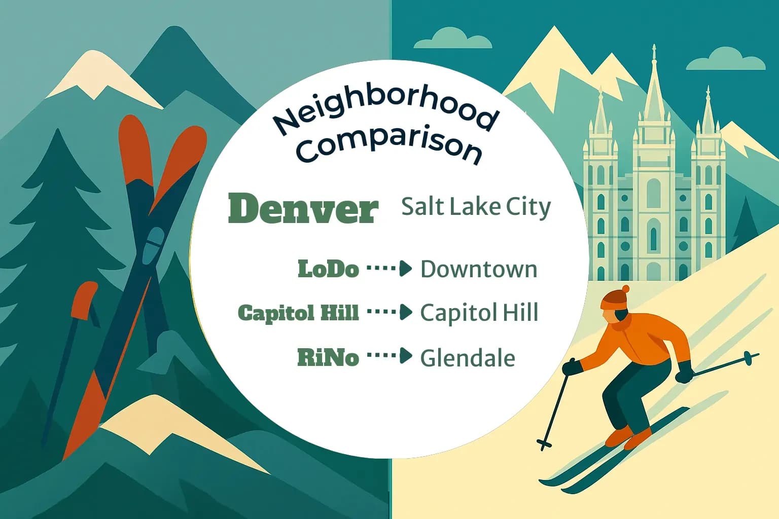Denver vs Salt Lake City Neighborhood Comparison
