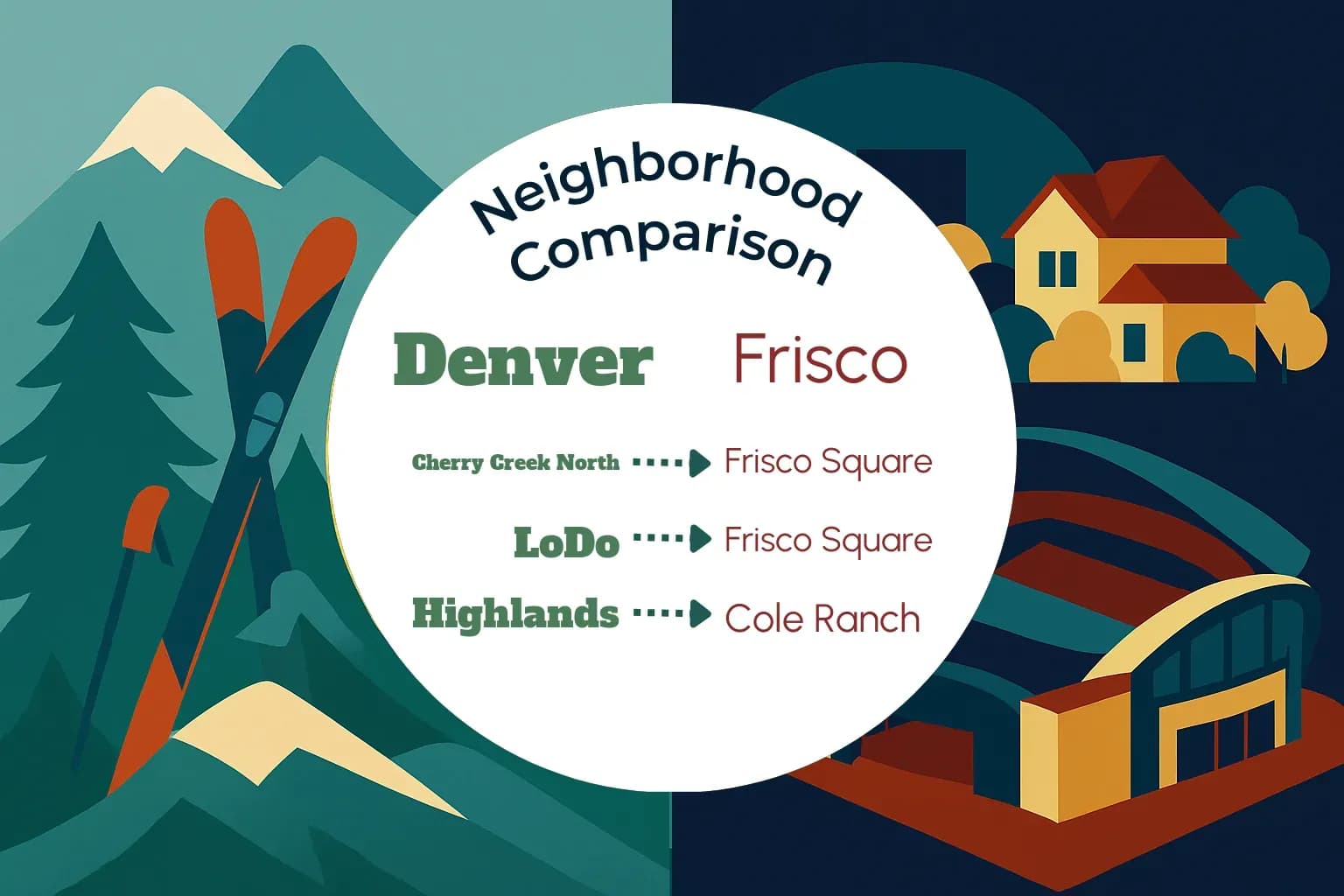 Denver vs Frisco Neighborhood Comparison