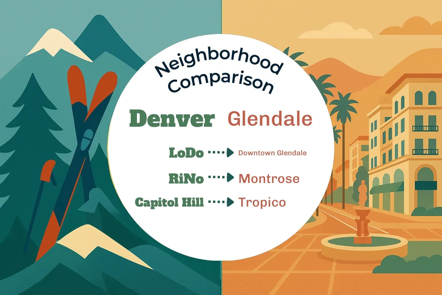 Denver vs Glendale Neighborhood Comparison