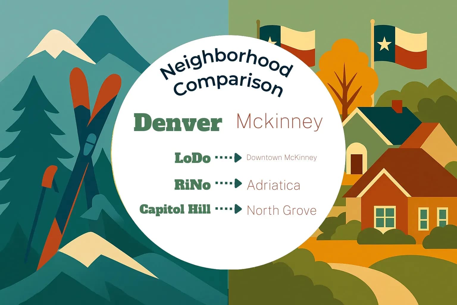 Denver vs Mckinney Neighborhood Comparison