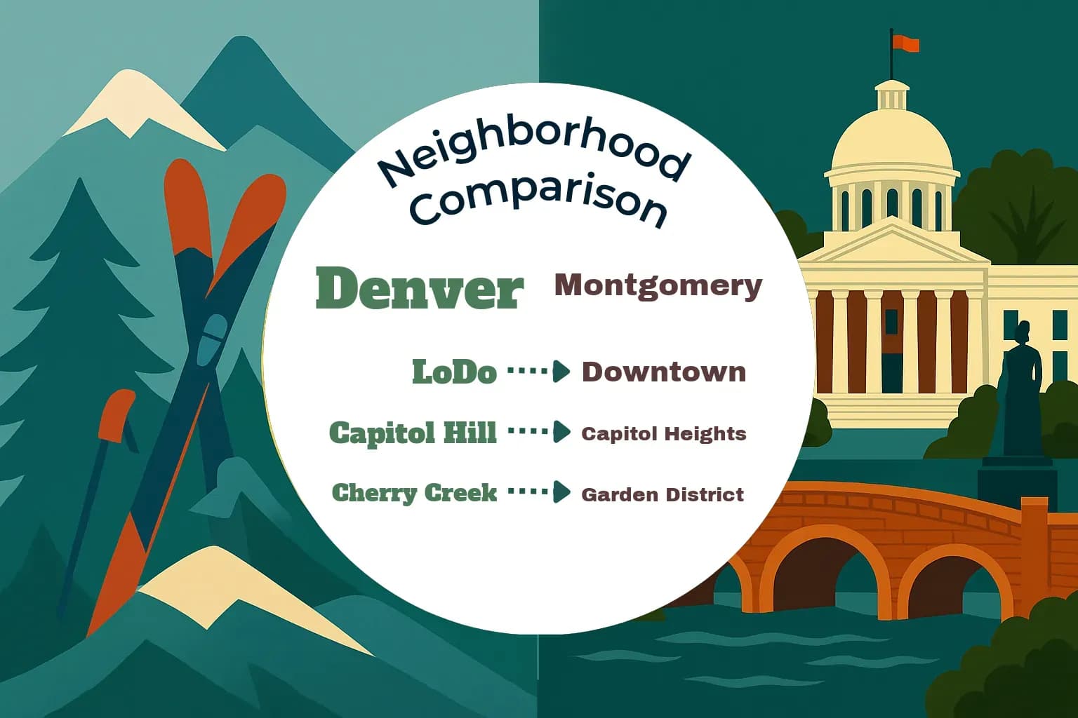 Denver vs Montgomery Neighborhood Comparison