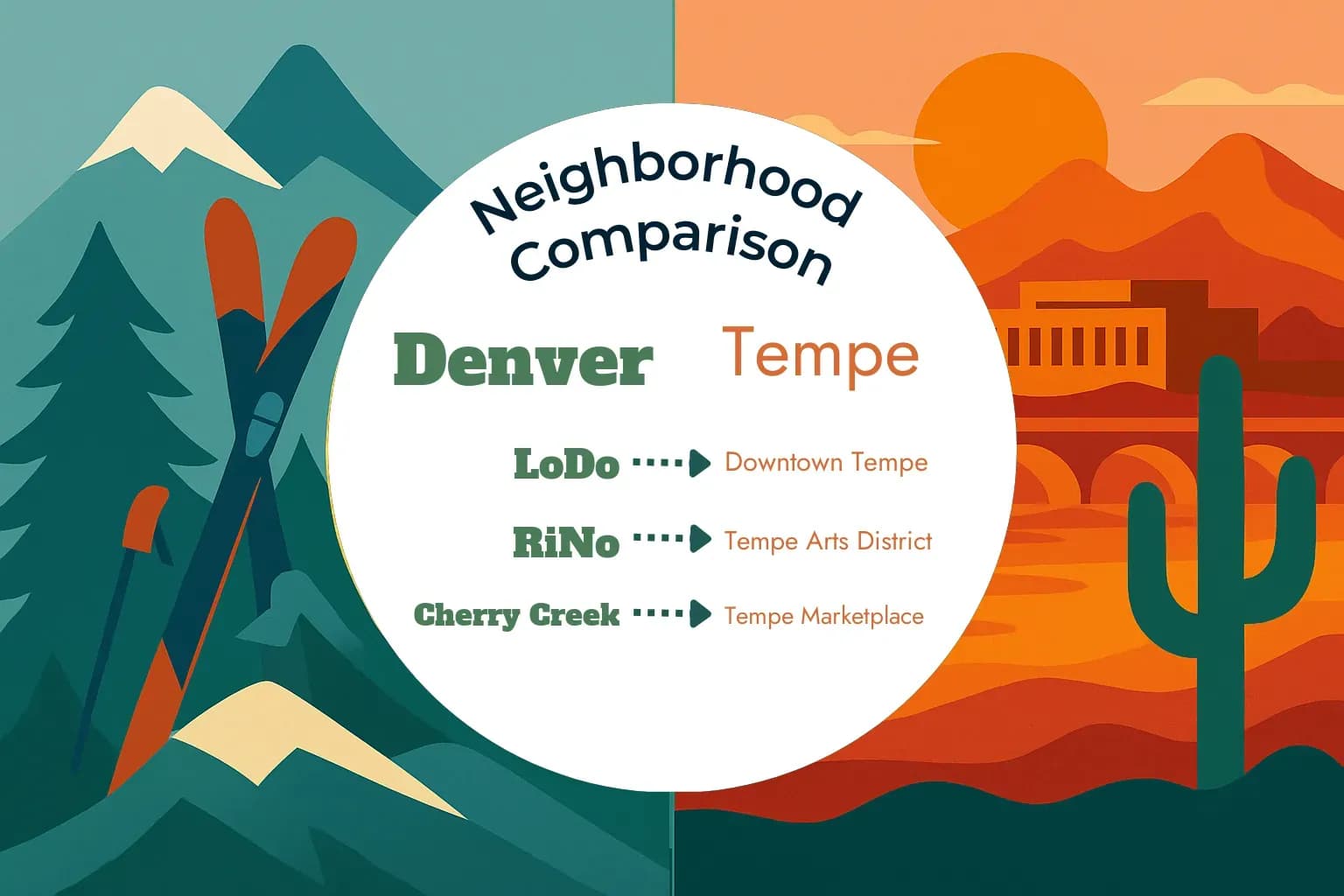 Denver vs Tempe Neighborhood Comparison