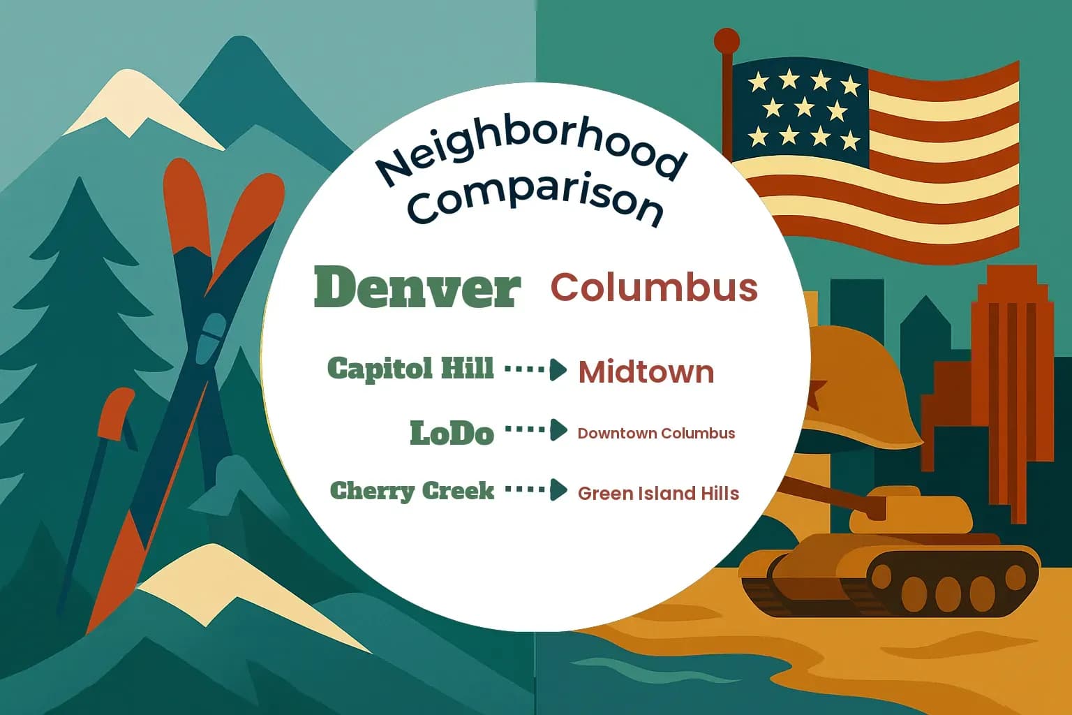 Denver vs Columbus Neighborhood Comparison