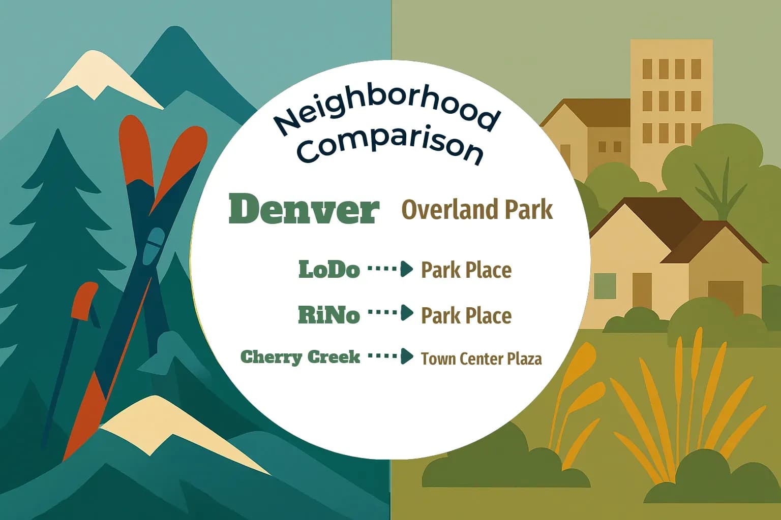Denver vs Overland Park Neighborhood Comparison