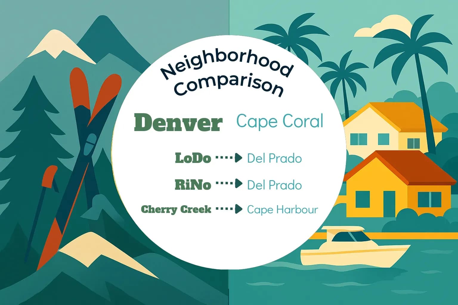 Denver vs Cape Coral Neighborhood Comparison