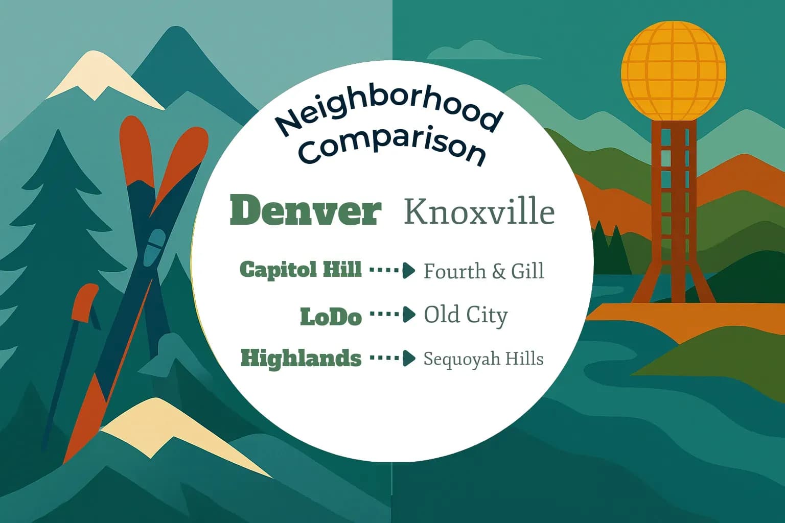 Denver vs Knoxville Neighborhood Comparison