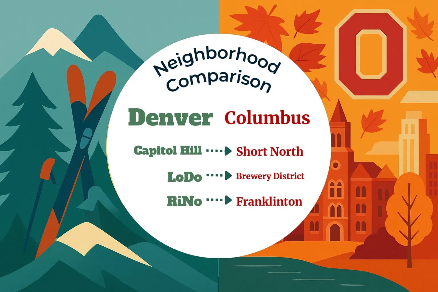 Denver vs Columbus Neighborhood Comparison