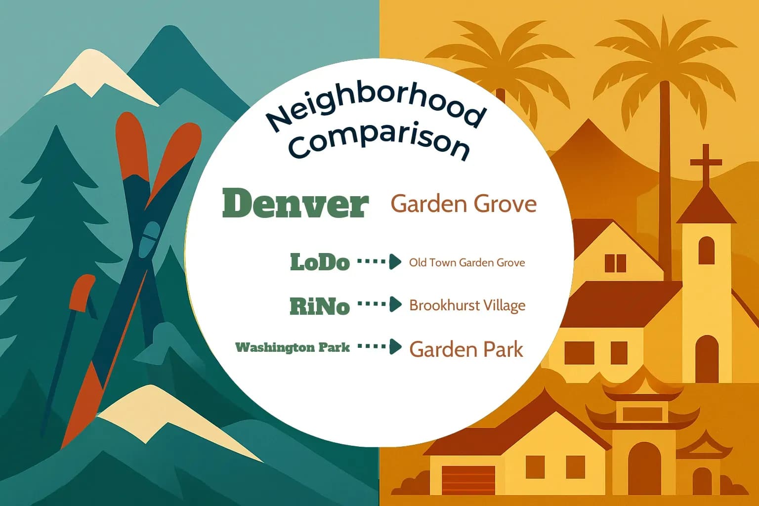 Denver vs Garden Grove Neighborhood Comparison