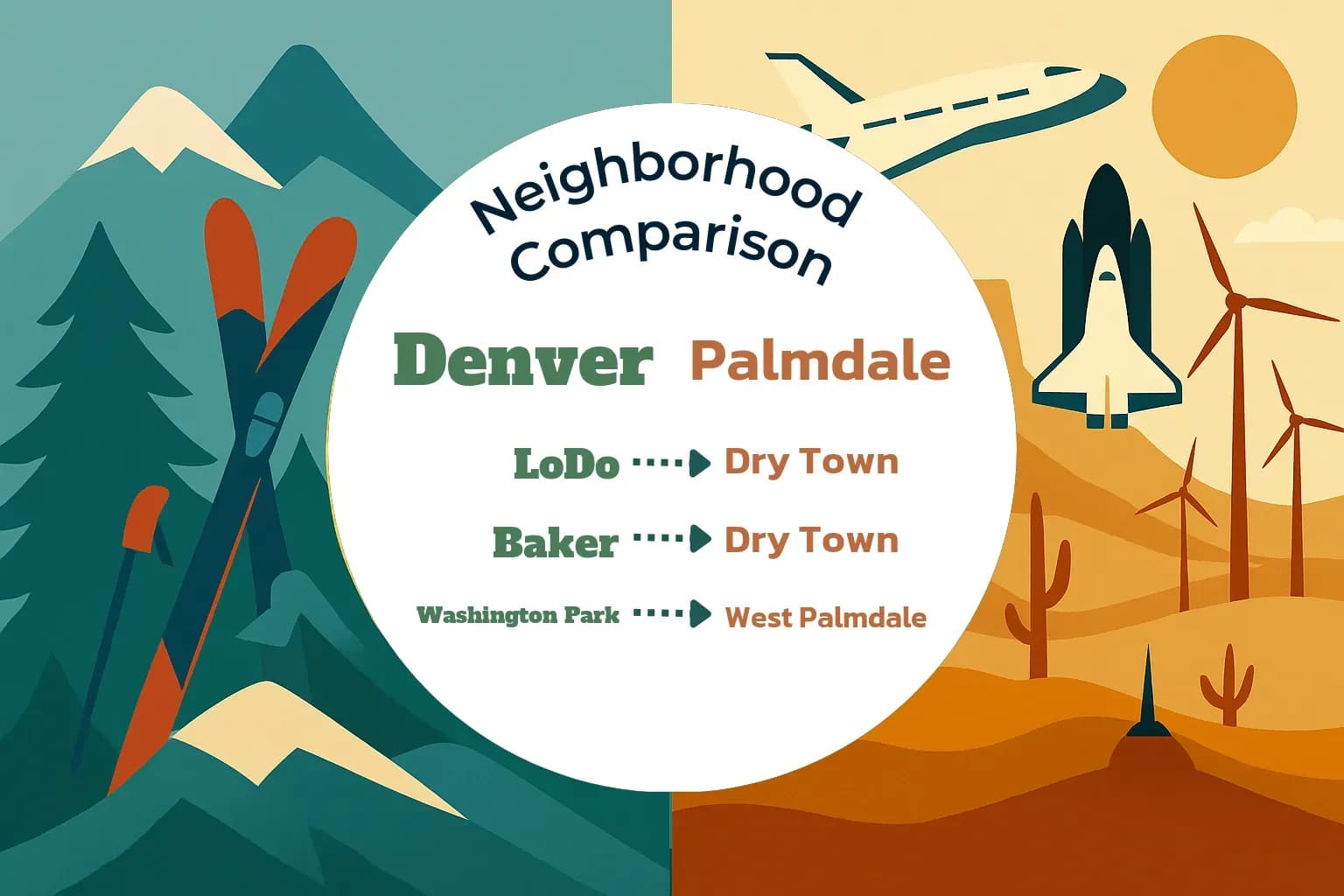 Denver vs Palmdale Neighborhood Comparison