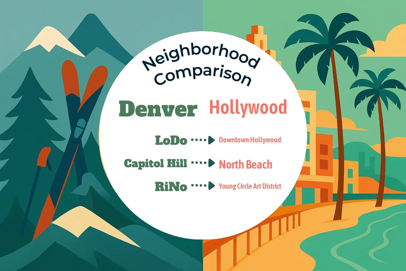 Denver vs Hollywood Neighborhood Comparison