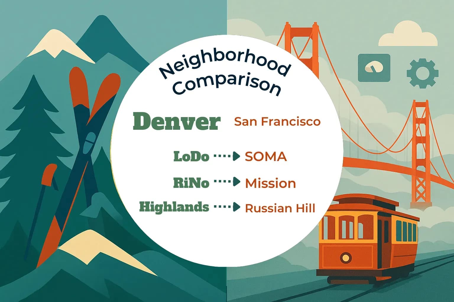 Denver vs San Francisco Neighborhood Comparison