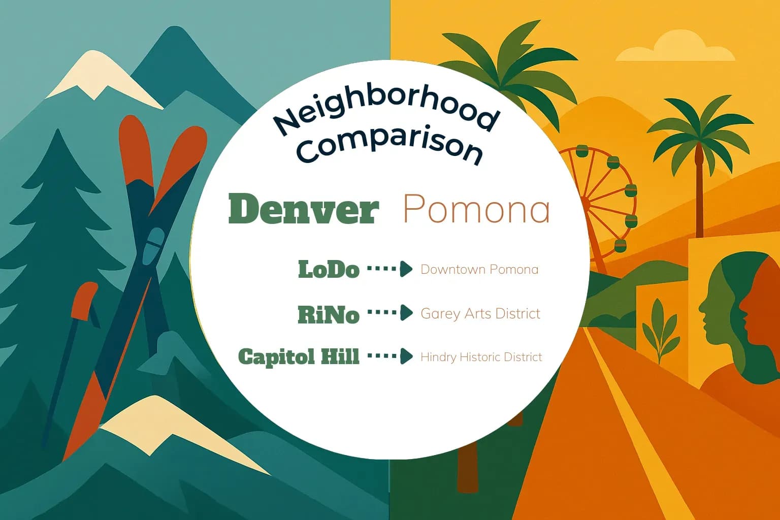 Denver vs Pomona Neighborhood Comparison