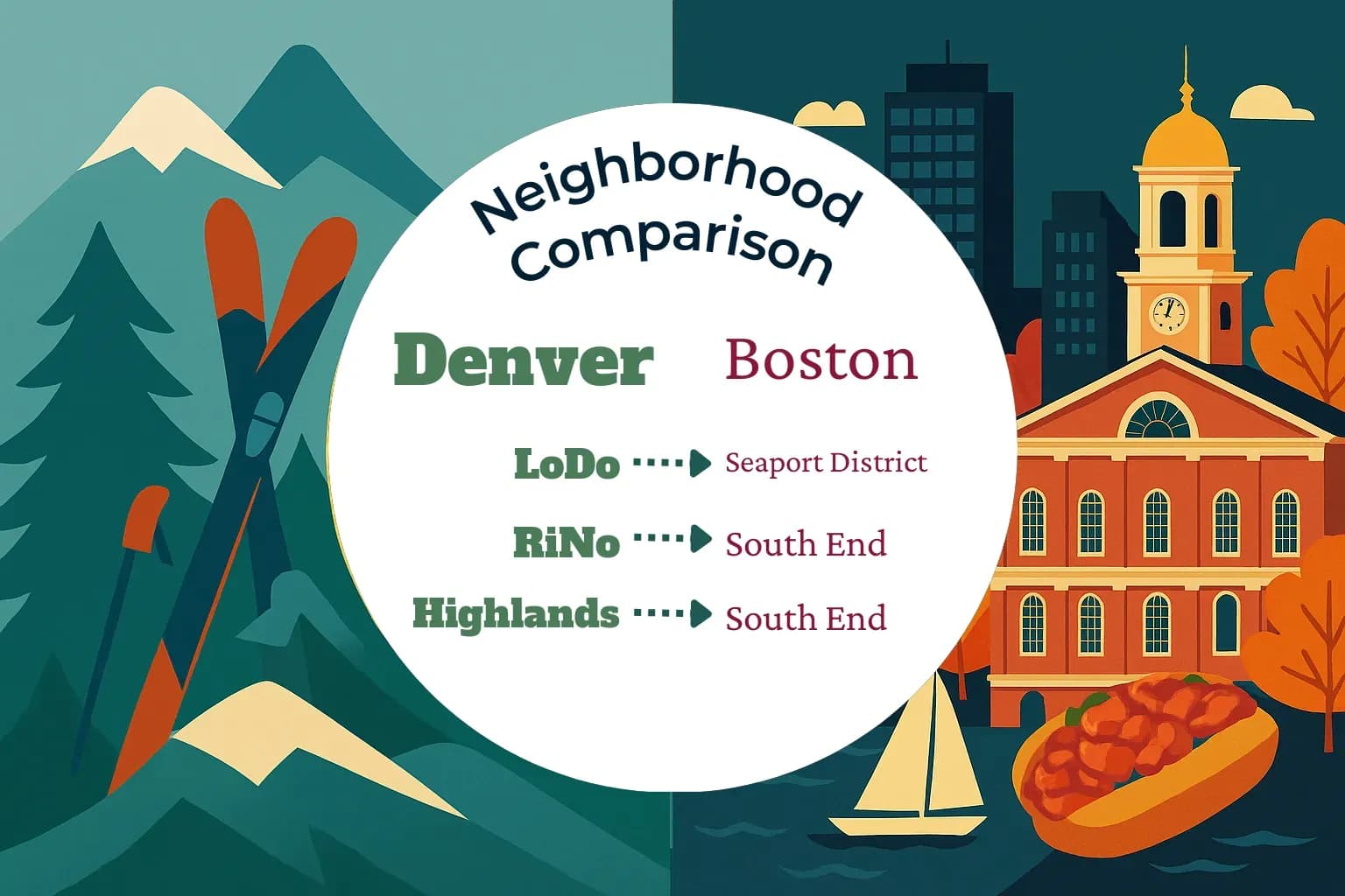 Denver vs Boston Neighborhood Comparison