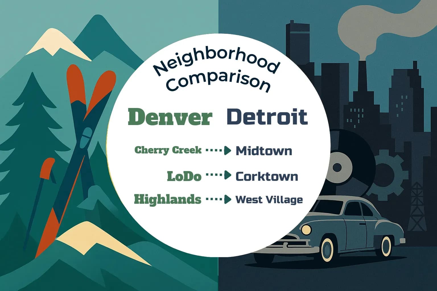 Denver vs Detroit Neighborhood Comparison