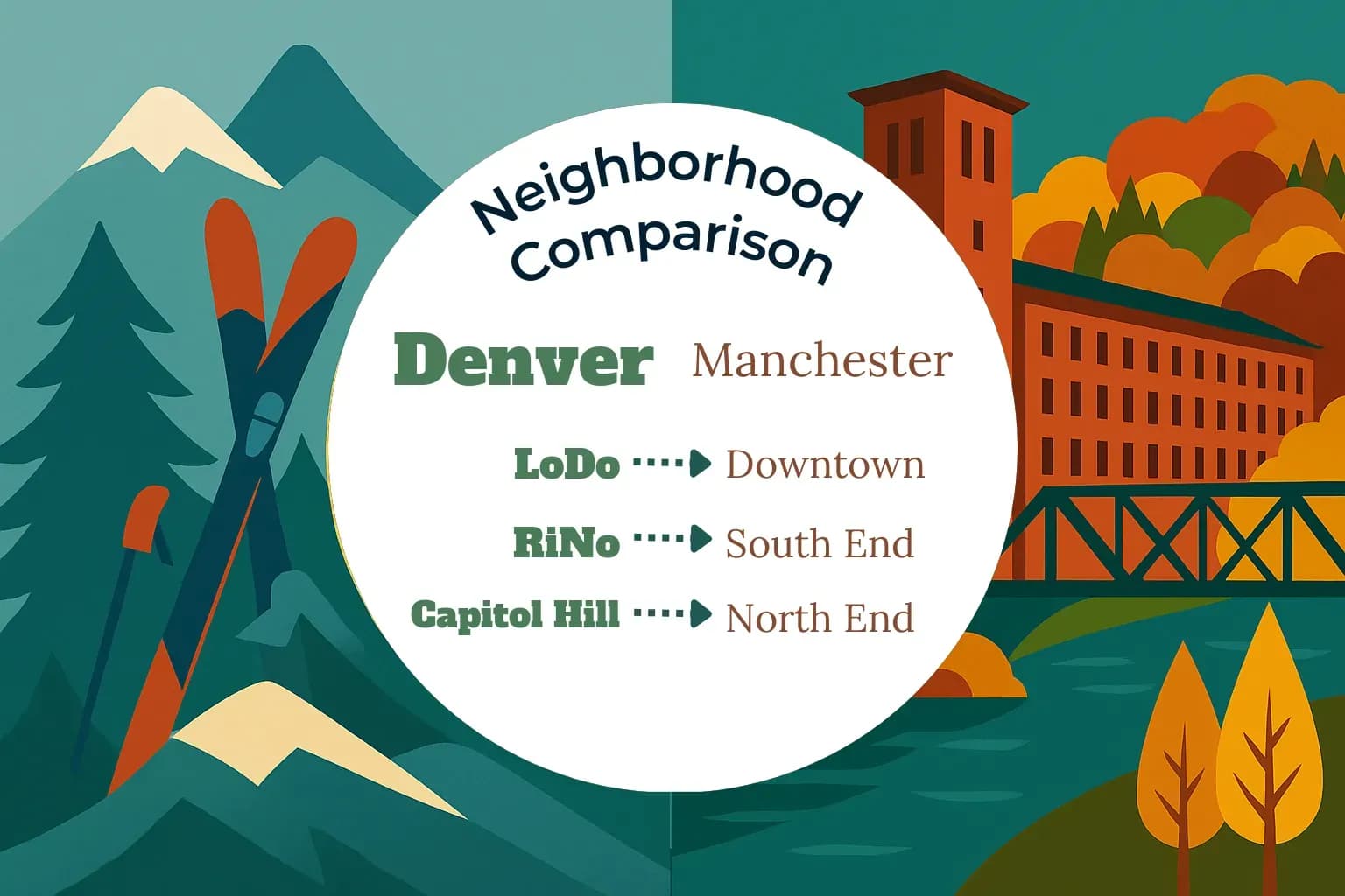 Denver vs Manchester Neighborhood Comparison