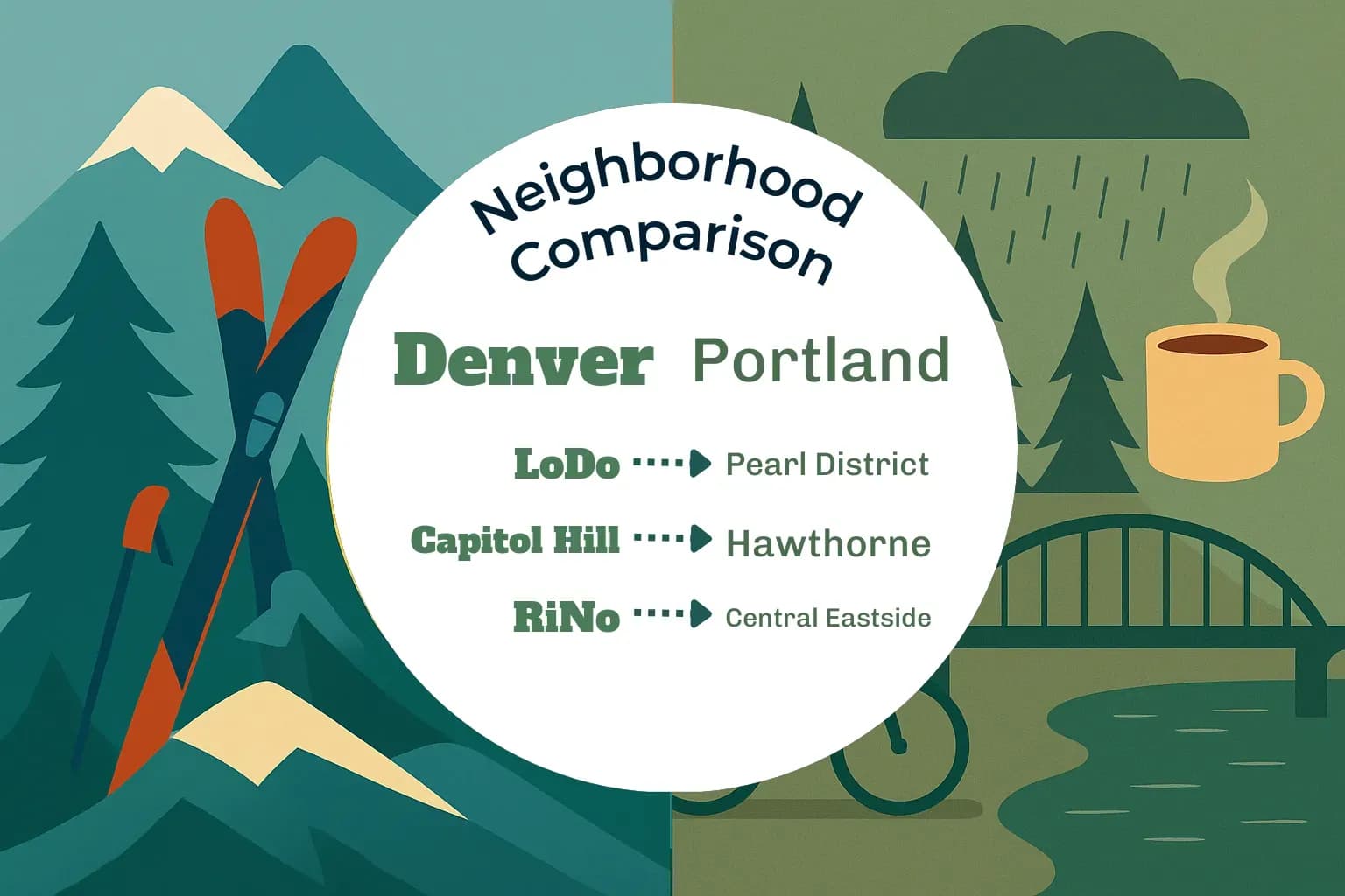 Denver vs Portland Neighborhood Comparison
