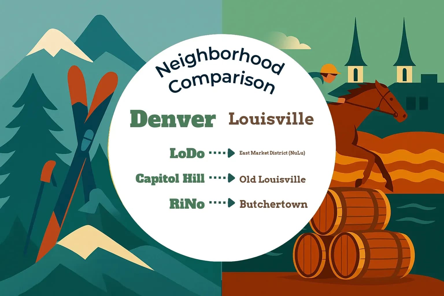 Denver vs Louisville Neighborhood Comparison