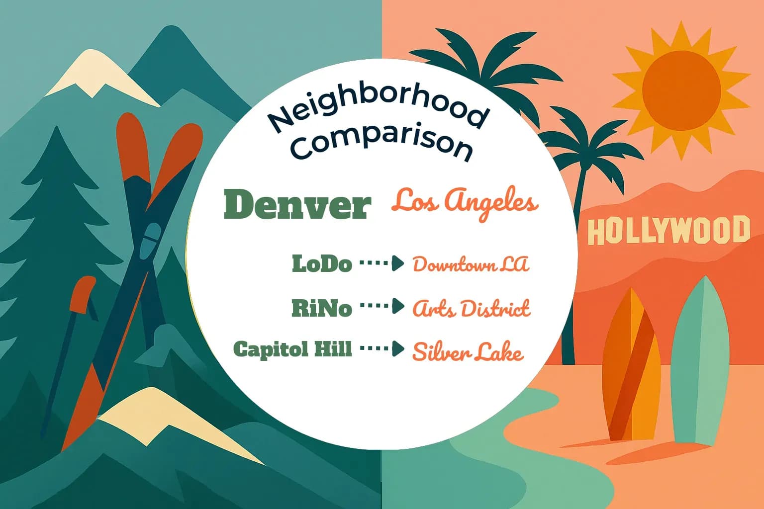 Denver vs Los Angeles Neighborhood Comparison
