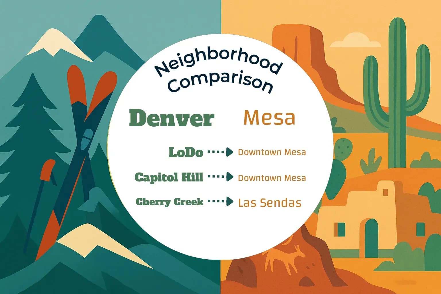 Denver vs Mesa Neighborhood Comparison