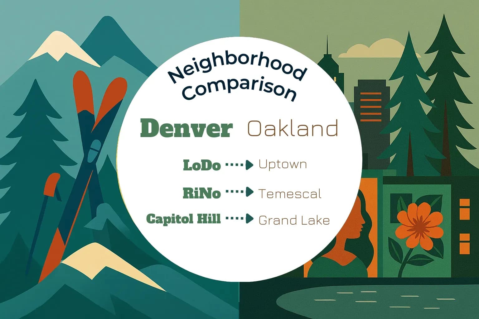 Denver vs Oakland Neighborhood Comparison