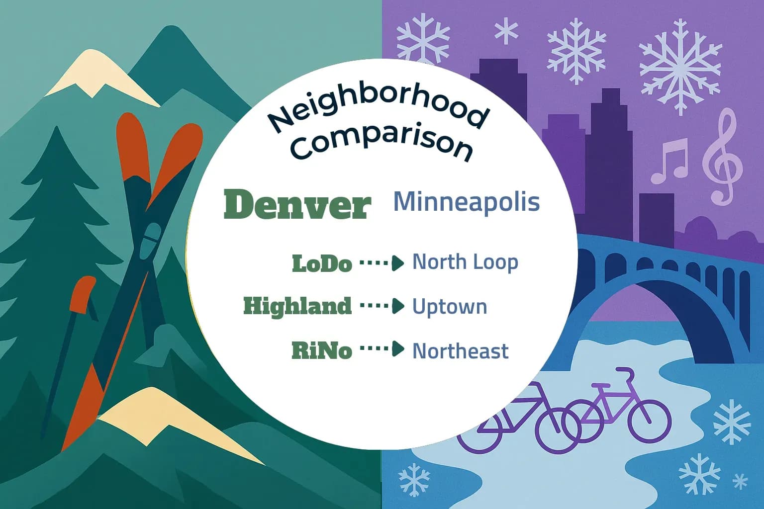 Denver vs Minneapolis Neighborhood Comparison