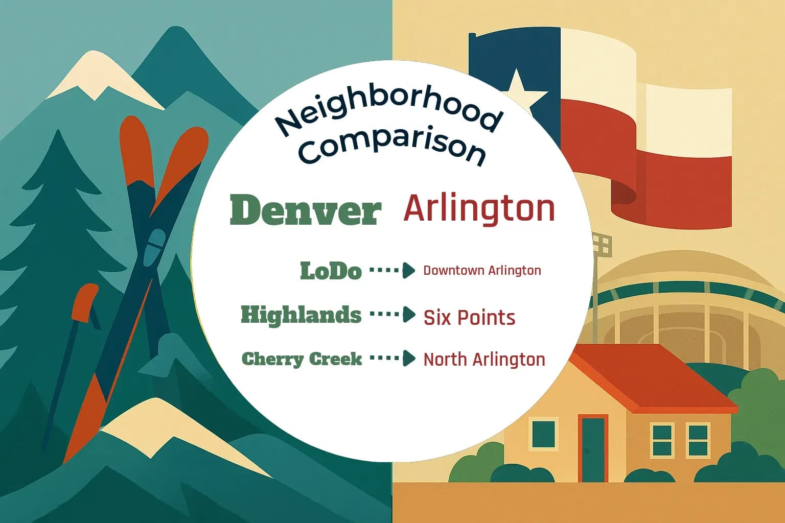 Denver vs Arlington Neighborhood Comparison