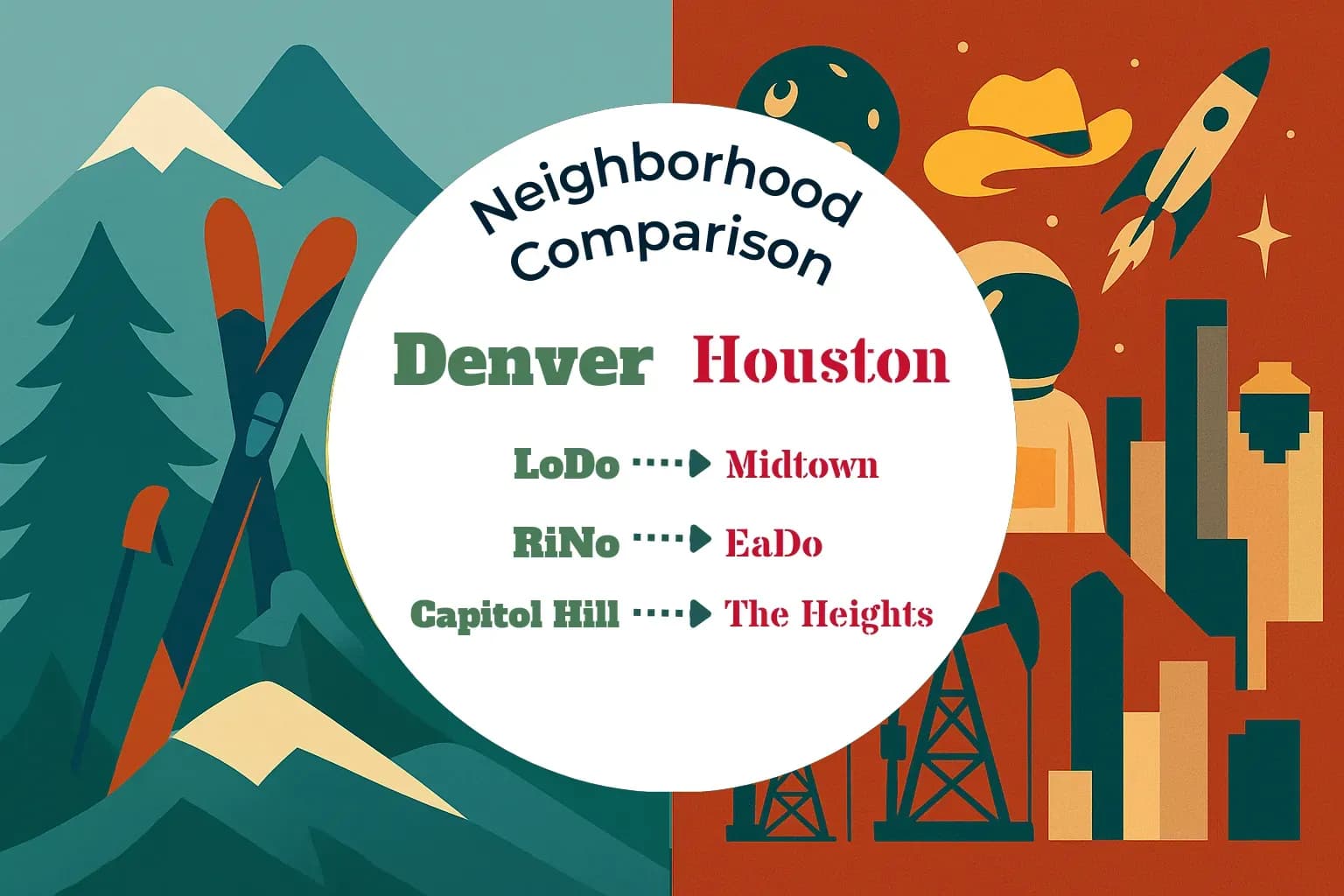 Denver vs Houston Neighborhood Comparison