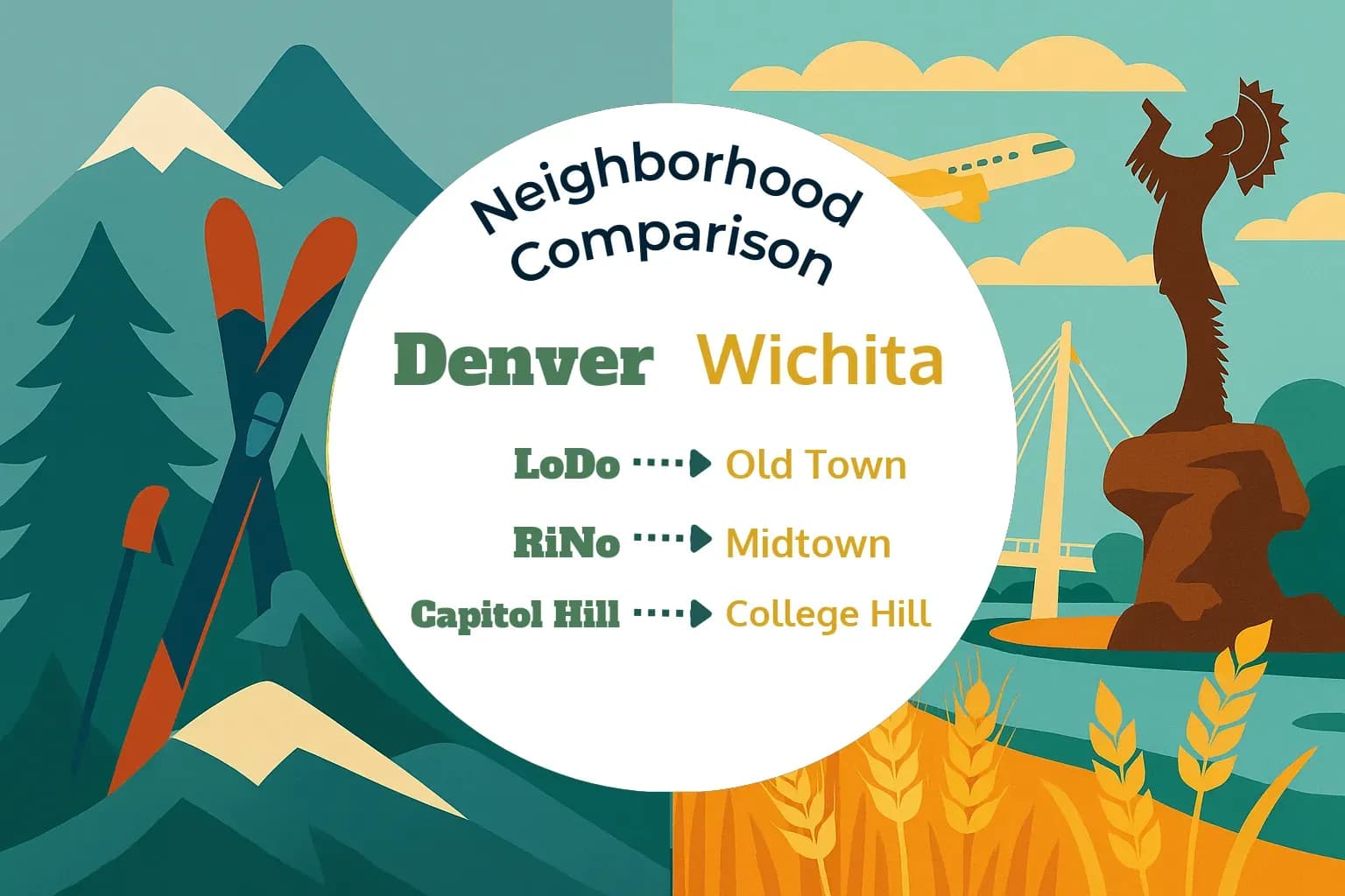 Denver vs Wichita Neighborhood Comparison