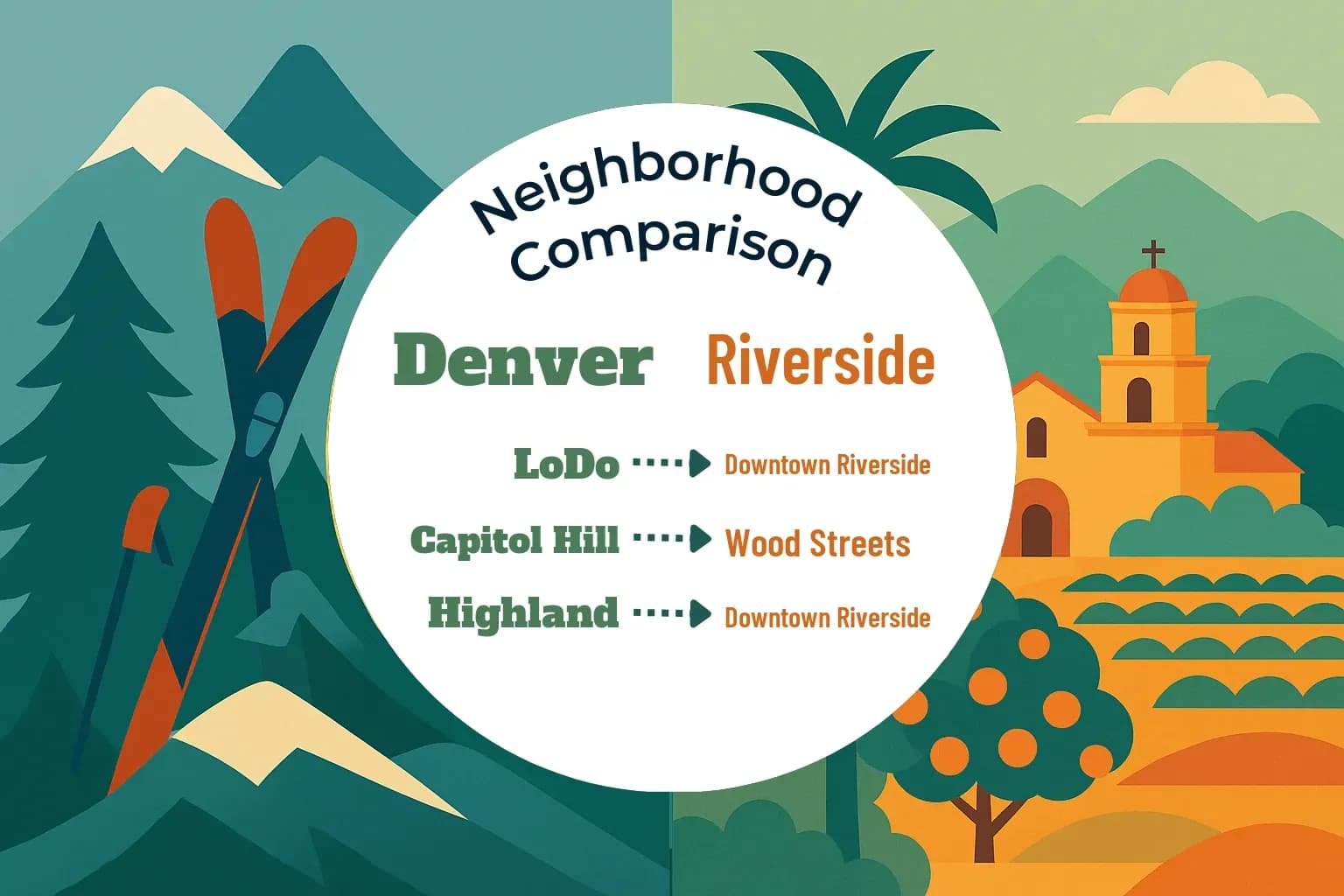 Denver vs Riverside Neighborhood Comparison