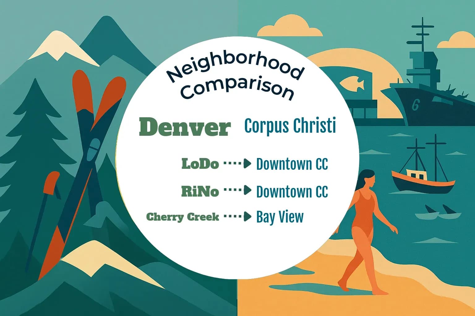 Denver vs Corpus Christi Neighborhood Comparison