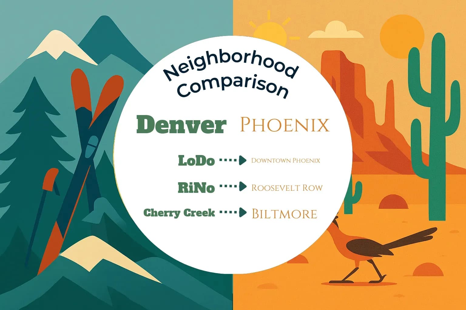 Denver vs Phoenix Neighborhood Comparison