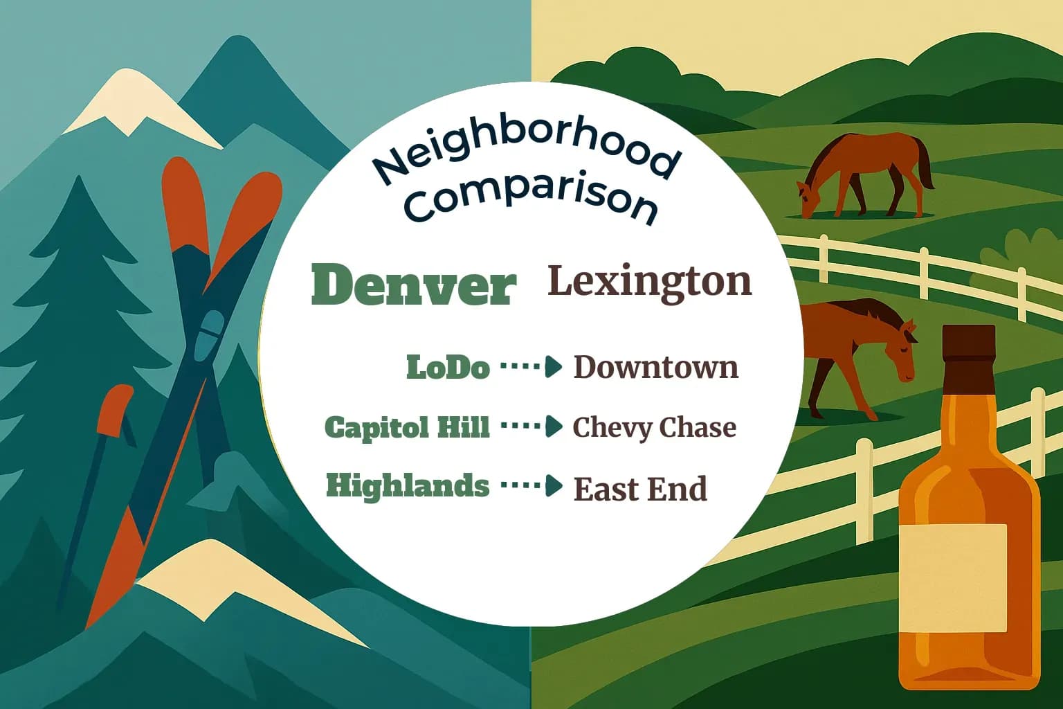 Denver vs Lexington Neighborhood Comparison