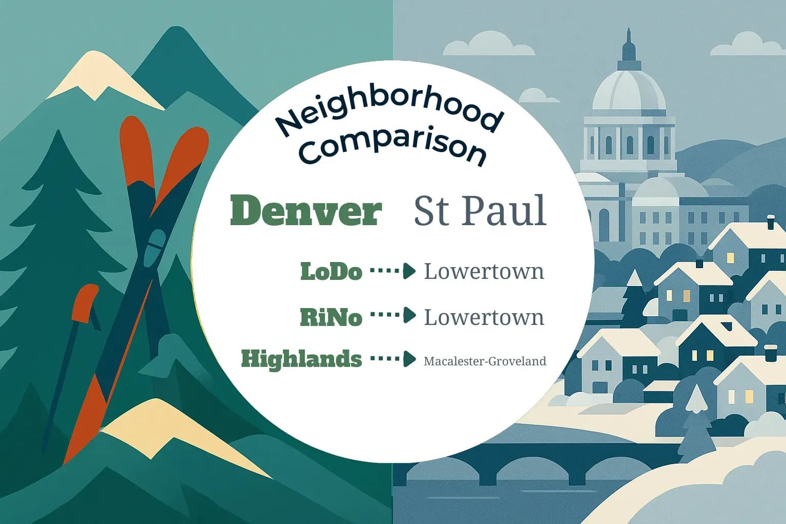 Denver vs St. Paul Neighborhood Comparison