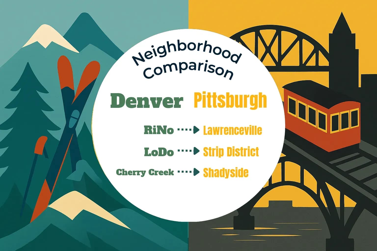 Denver vs Pittsburgh Neighborhood Comparison