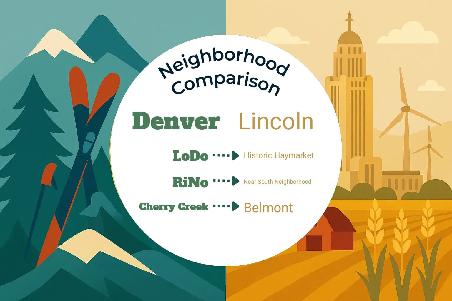 Denver vs Lincoln Neighborhood Comparison