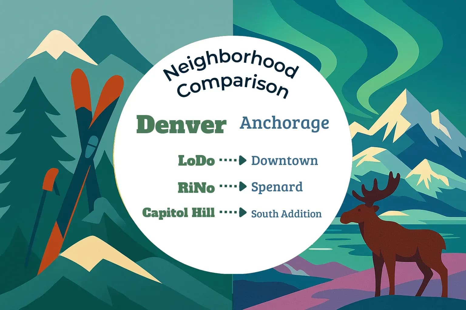 Denver vs Anchorage Neighborhood Comparison
