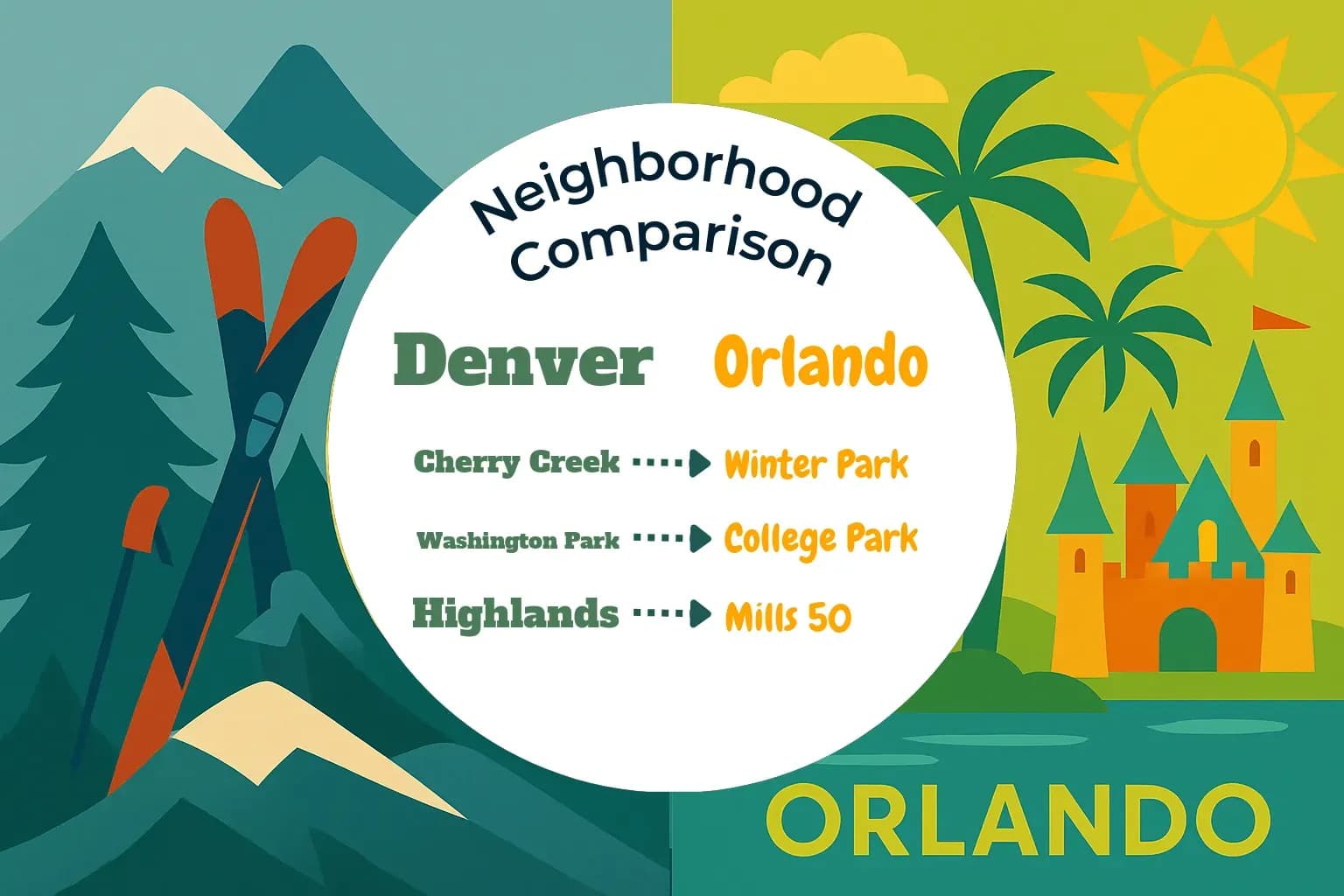 Denver vs Orlando Neighborhood Comparison