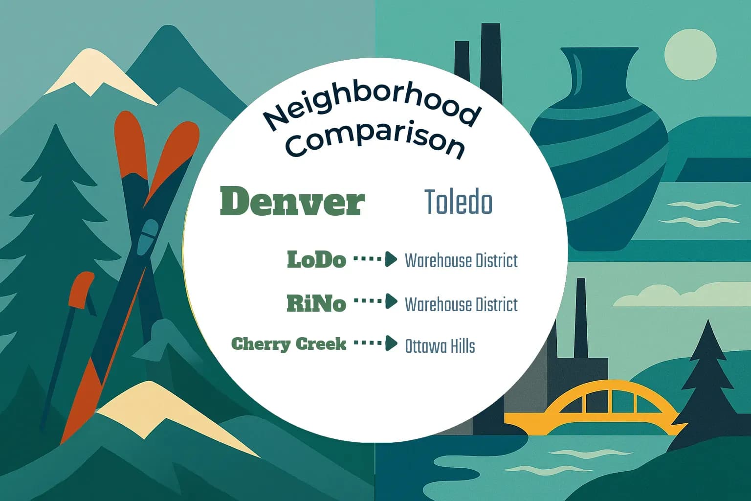 Denver vs Toledo Neighborhood Comparison