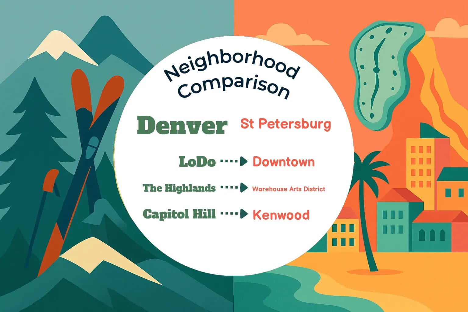 Denver vs St. Petersburg Neighborhood Comparison