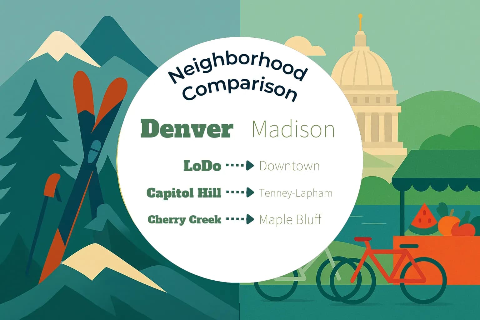 Denver vs Madison Neighborhood Comparison