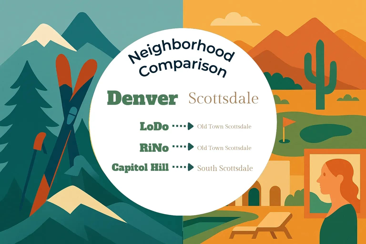 Denver vs Scottsdale Neighborhood Comparison
