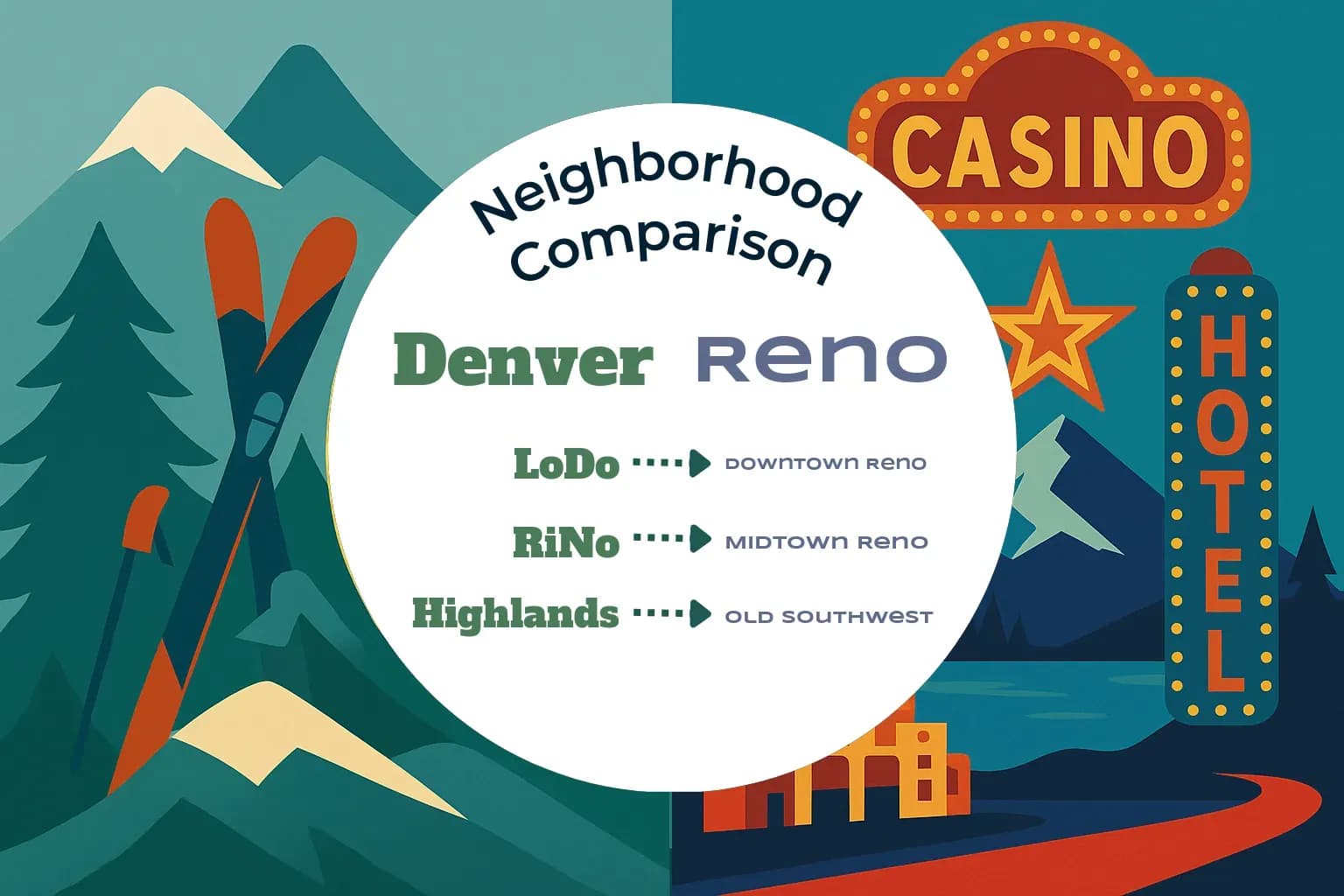 Denver vs Reno Neighborhood Comparison