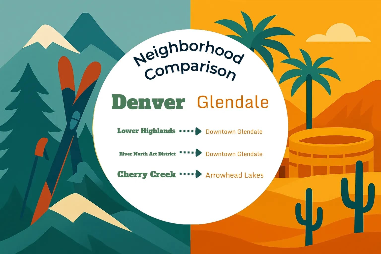 Denver vs Glendale Neighborhood Comparison