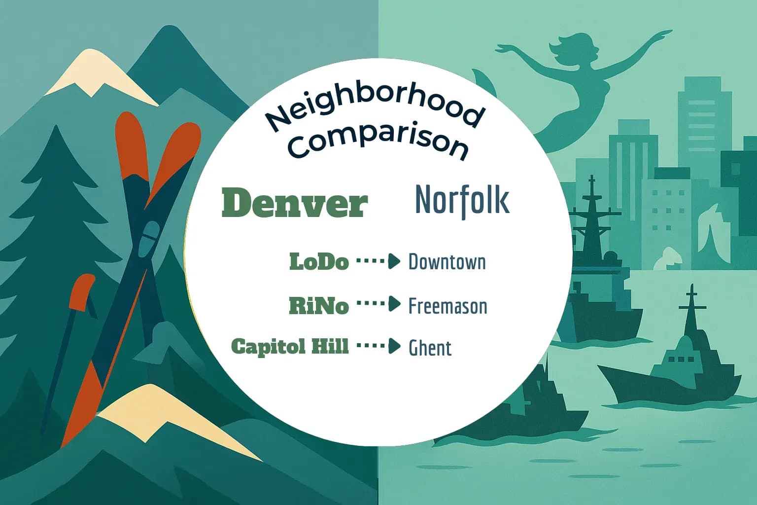 Denver vs Norfolk Neighborhood Comparison