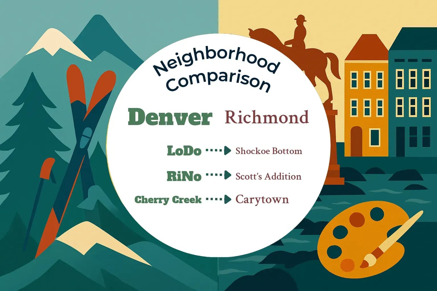 Denver vs Richmond Neighborhood Comparison