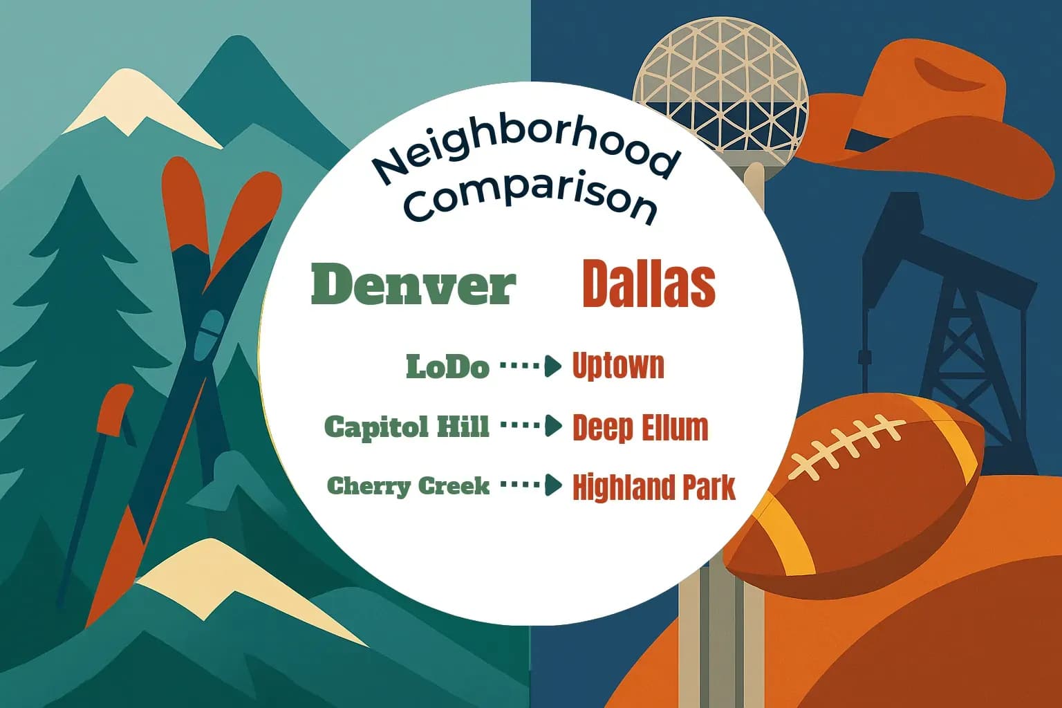 Denver vs Dallas Neighborhood Comparison