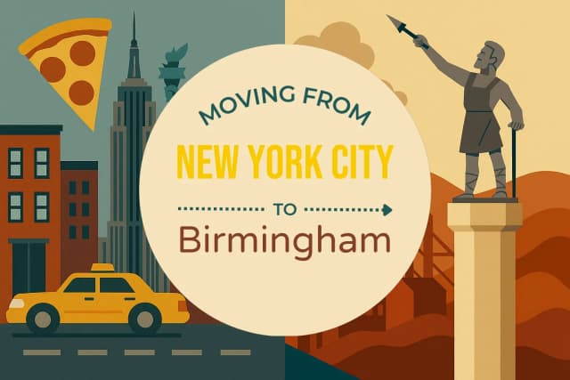 Moving from New York City to Birmingham