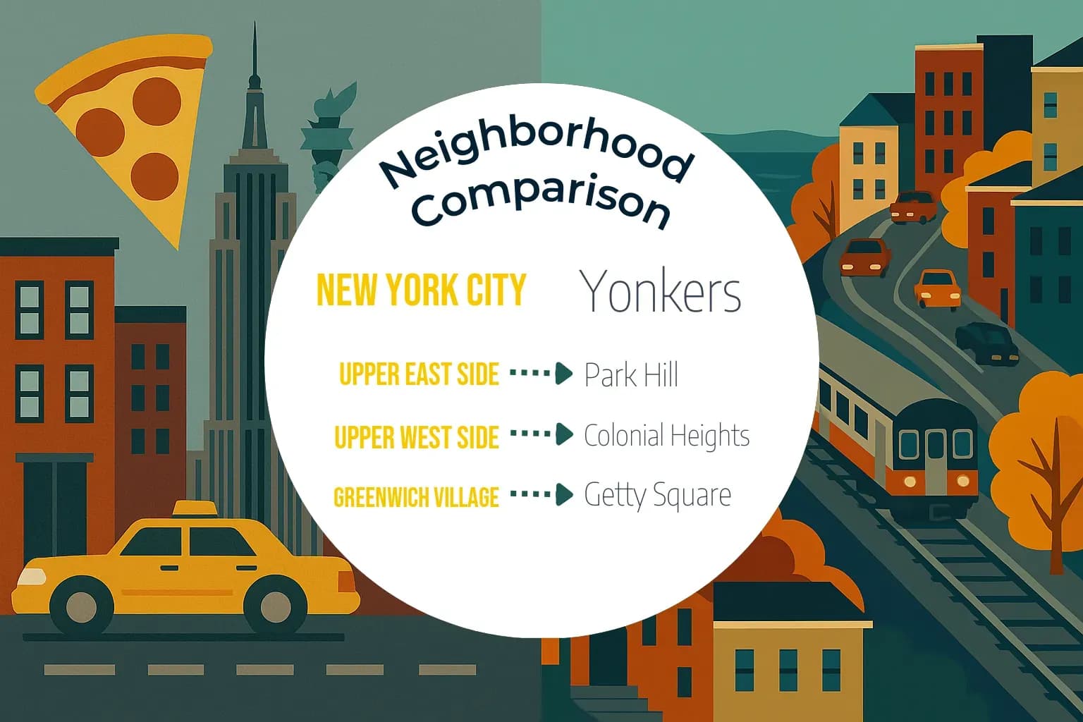 New York City vs Yonkers Neighborhood Comparison