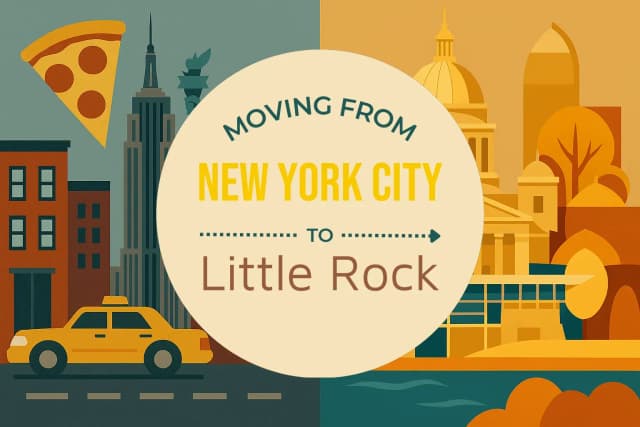 Moving from New York City to Little Rock
